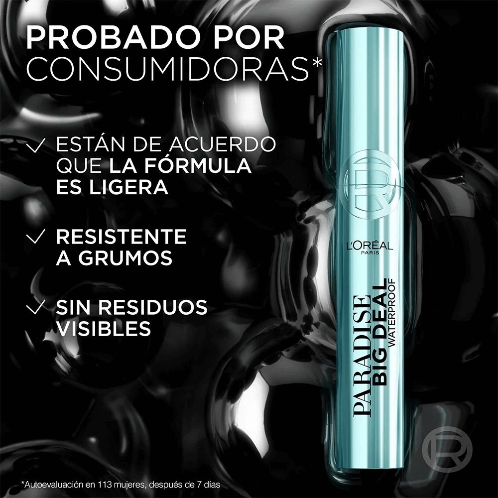 mascara a prueba de agua